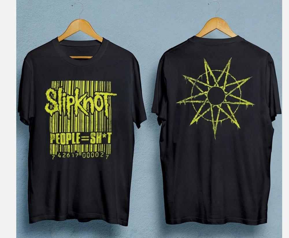 NEW Slipknot BAND T-shirt 2 Sides Black Unisex