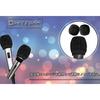 ordercos Microphone Cover, Disposable, Individually Wrapped, Bulk Purchase, Black, Splash Prevention, Microphone Windshield, Non-Woven Fabric, Karaoke