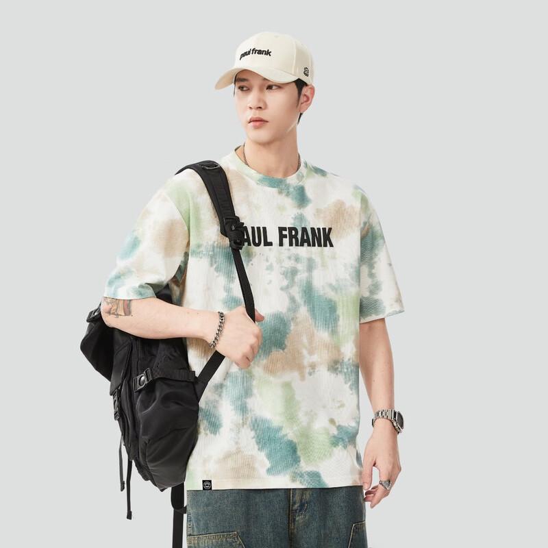 Paul Frank American Tie-Dye Loose Short Sleeve T-Shirt 2XL