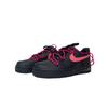 Nike Air Force 1 BLACKPINK Black Sweet Abrasion Resistant Low top Skateboard Shoes Unisex Black Pink CW2288-001(Team1274-BLACKPINK)