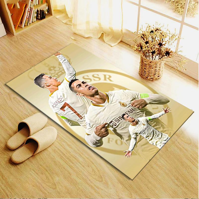 2025 Nieuw C Ronaldo Tapijt Vloerkleed voor Woonkamer Slaapkamer Huis Bank Decoratie, Kinderen spelen Antislip Vloermat25