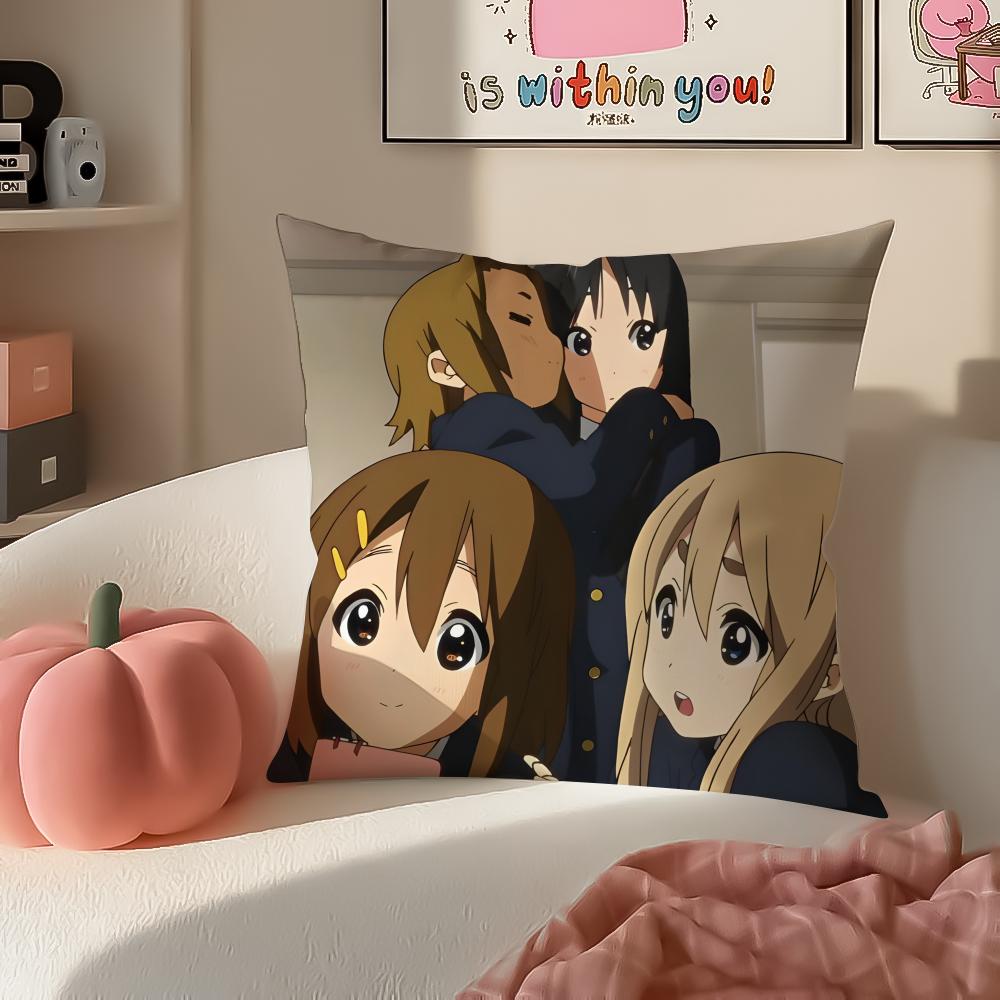 Anime soothing KKOn Cushion Cover Pillowcase Short Plush Invisible zipper Room Sofa Cushion Cover