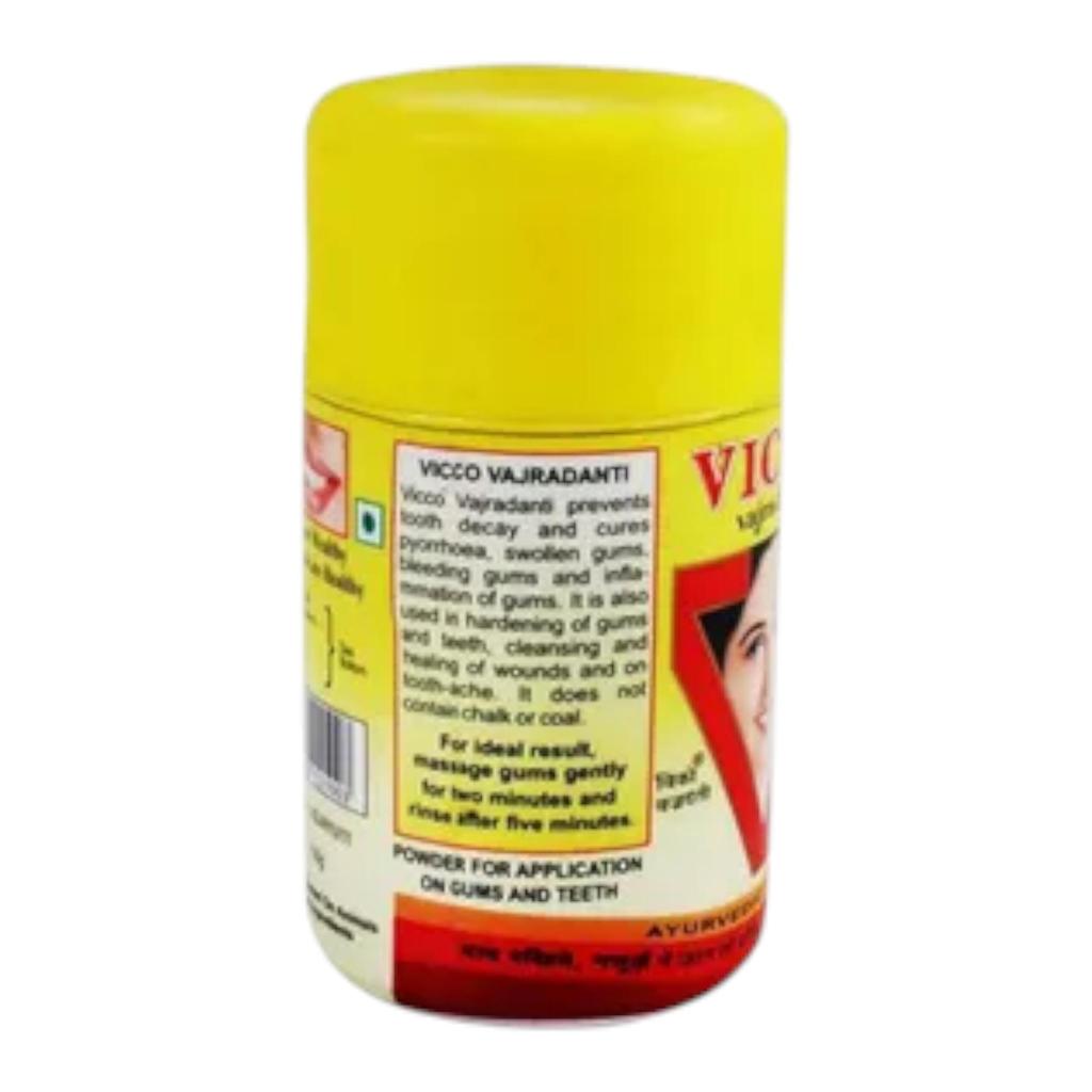 Vicco Vajradanti Gum Protection Toothpowder 100g Pack of 3 – Herbal Ayurvedic Oral Care for Strong Teeth and Gums