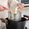 304 Edelstahl Fritteusenkorb Abtropfsieb Heißölfilter Pasta Nudeln Frittiertes Hähnchen Maschensieb Schaumlöffel Küchenwerkzeug