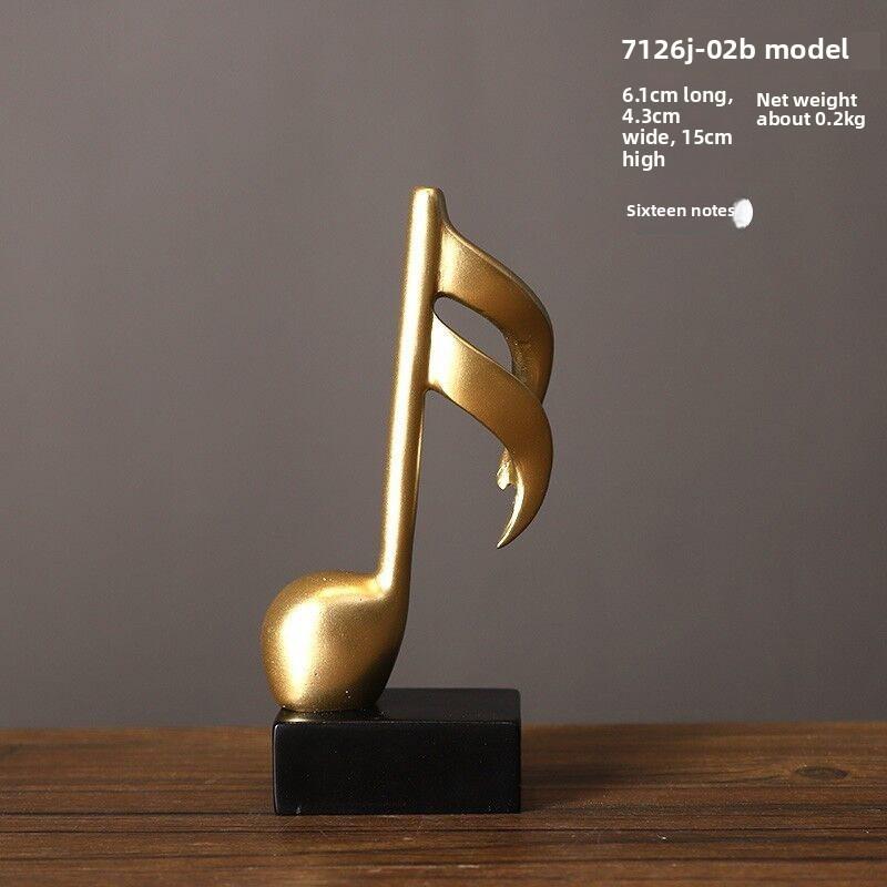 Resin Music Elegant Decoration For Living Room Shelf Modern Home Gift Decor