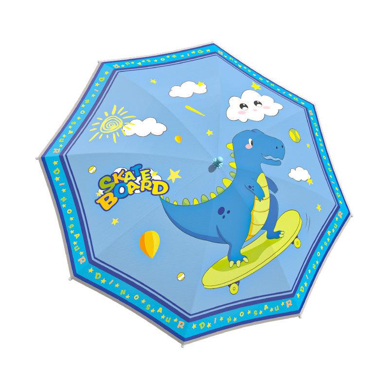 Automatický deštník s dlouhou rukojetí Venkovní slunečník Komerční stánek Plážová hračka Dětský deštník