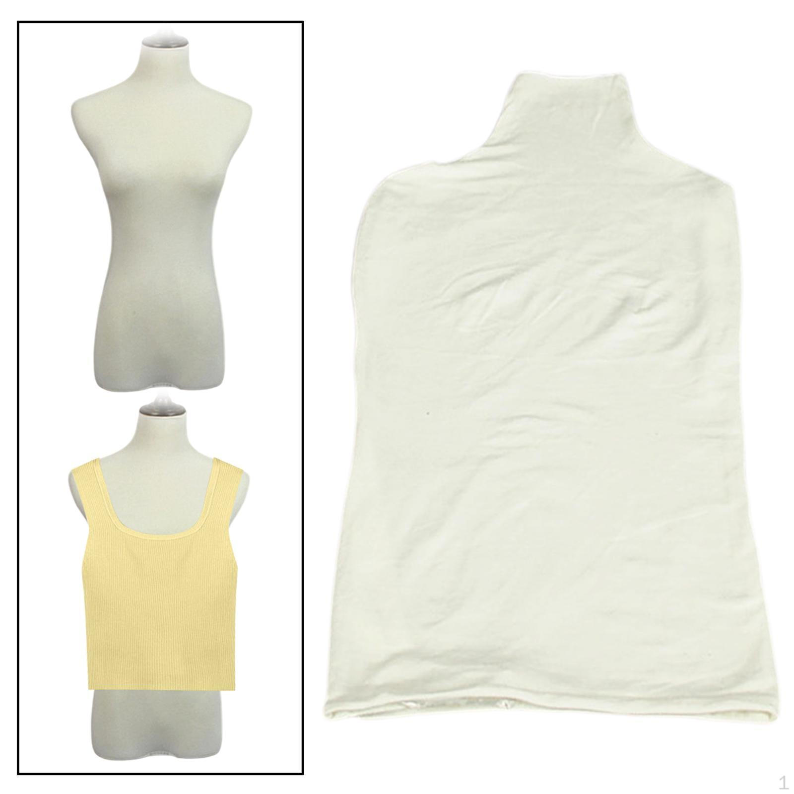 

Чехол для манекена Пылезащитный Мягкий Рукав для Манекена для Драпировки Демонстрации Ювелирных Изделий White Milk Silk