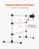 Ballet Barre, Aluminum Double Barre Bar for Home, Freestanding Portable Ballet Stretching Dance Bars, Height Adjustable Anti-Wobble Fitness Studio