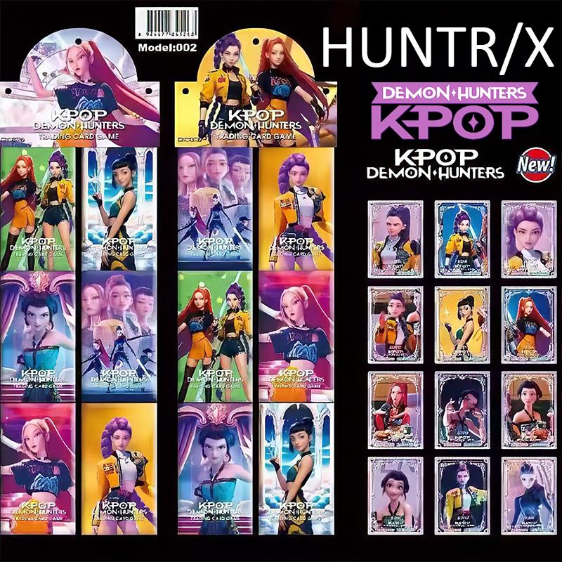 9/12/18/36 Beutel KPop Dämonenjäger Sammelkarte Kampf Karte Platte Aktivität HUNTR/X Anime Rumi Zoey Mira Sammelkarte Spielzeug Geschenk