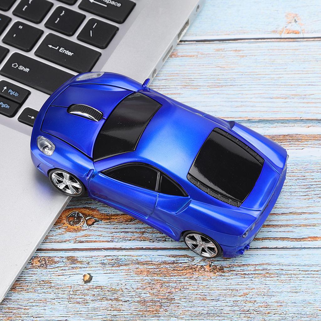 For Ferrari Car Model Creative 2.4G 1200DPI Wireless Mouse Mice for Notebook ComputerBlue