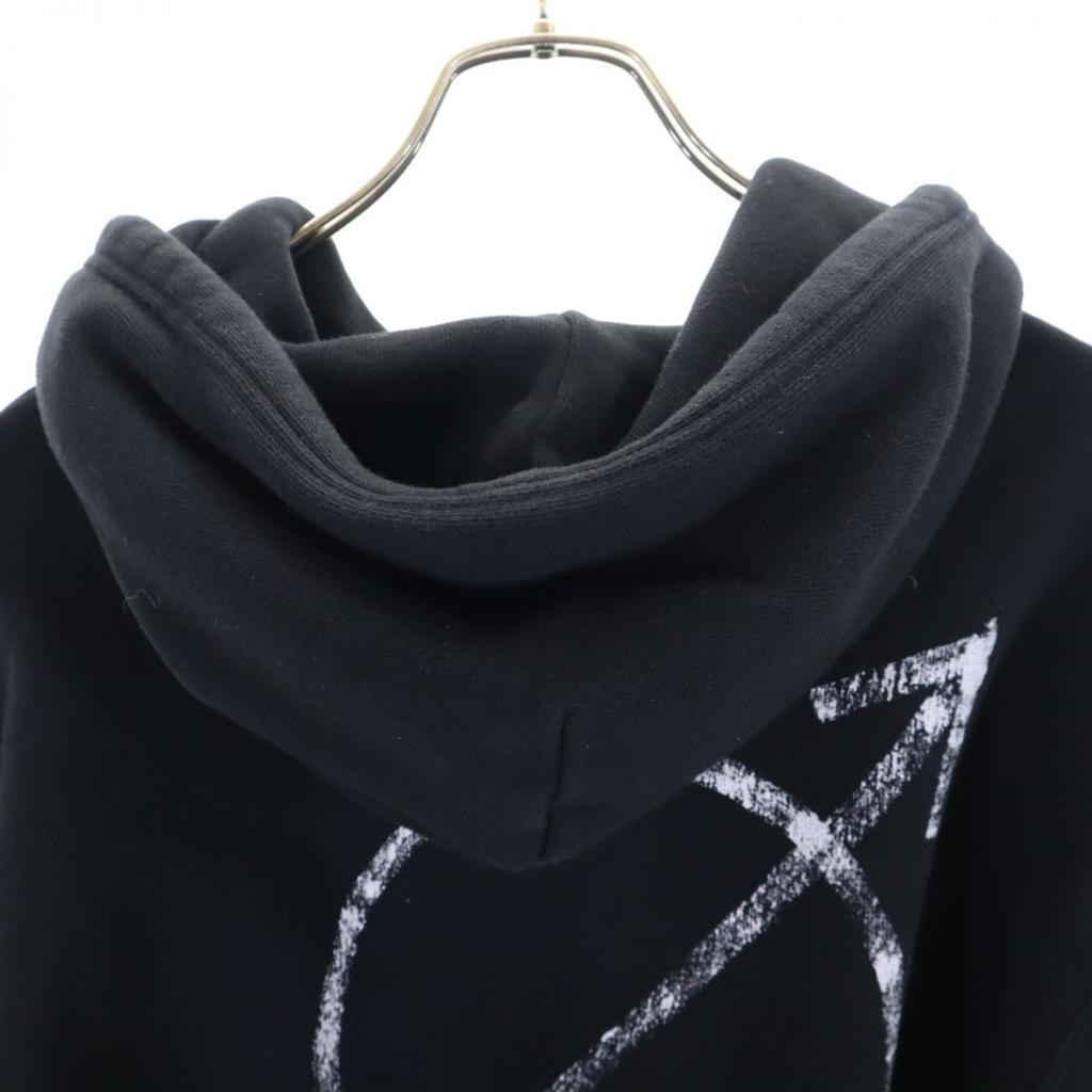 BALENCIAGA Long sleeve Sweatshirts XS black Hood: Fleece lining Women Used