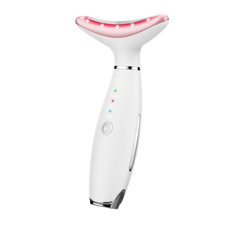 Hals-Schönheitsinstrument Hals-Schönheitsinstrument Hals-Pflegeinstrument EMS Mikrostrom Halslift Einführgerät Farblicht-Verjüngungsinstrument