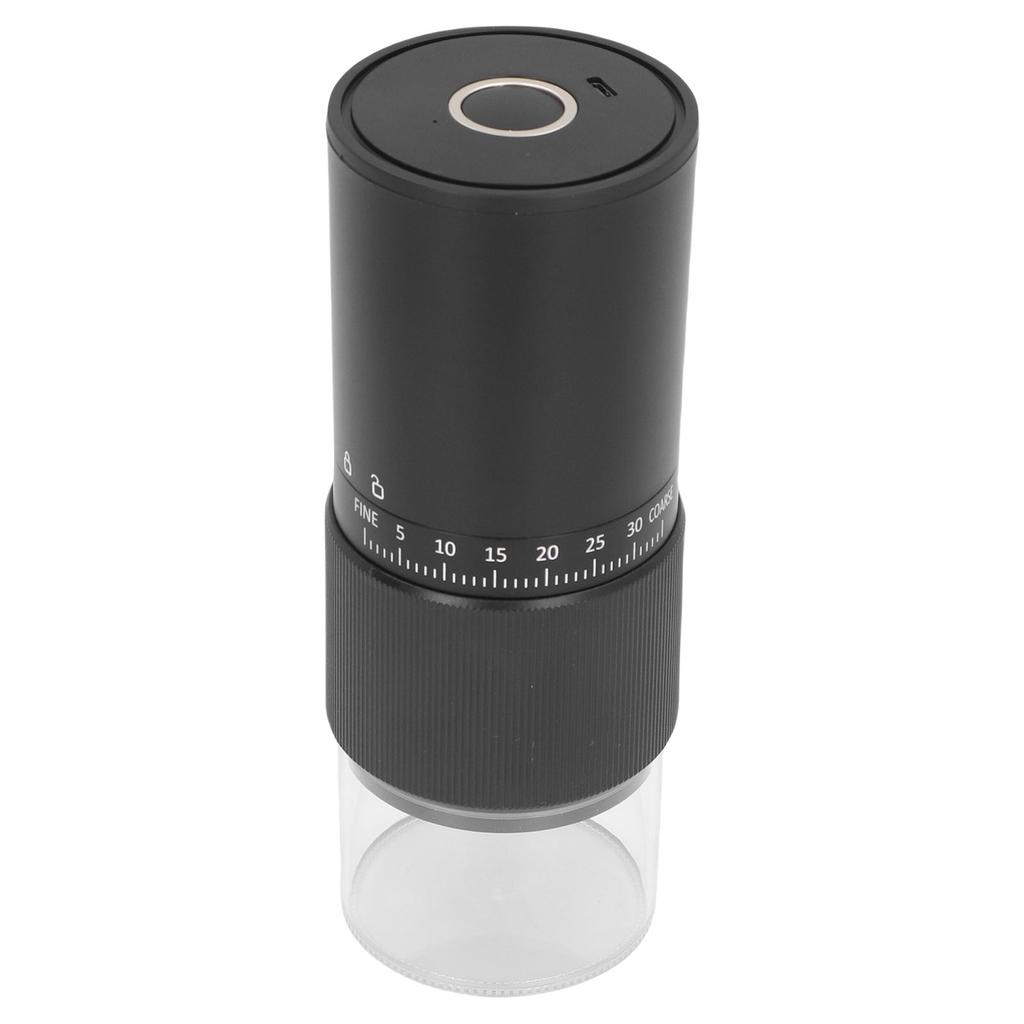 Portable Electric Coffee Grinder Adjustable USB Charging Ceramic Conical Burr Coffee Bean Grinder