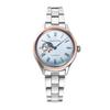 Classic Semi-skeleton Blue Dial Ladies Watch RE-ND0020L