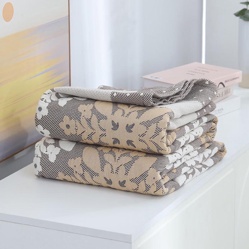 Brangdy Floral Gauze Towel Summer Quilt