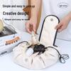 Lazy Person's Large Capacity Travel Makeup Bag - Portable Drawstring Organizer for Cosmetics & Toiletries