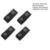 4Pcs Tactical Belt Holder Retainer Double Snaps Design Wear Resistant Lightweight Utility Belt Loop Keepers