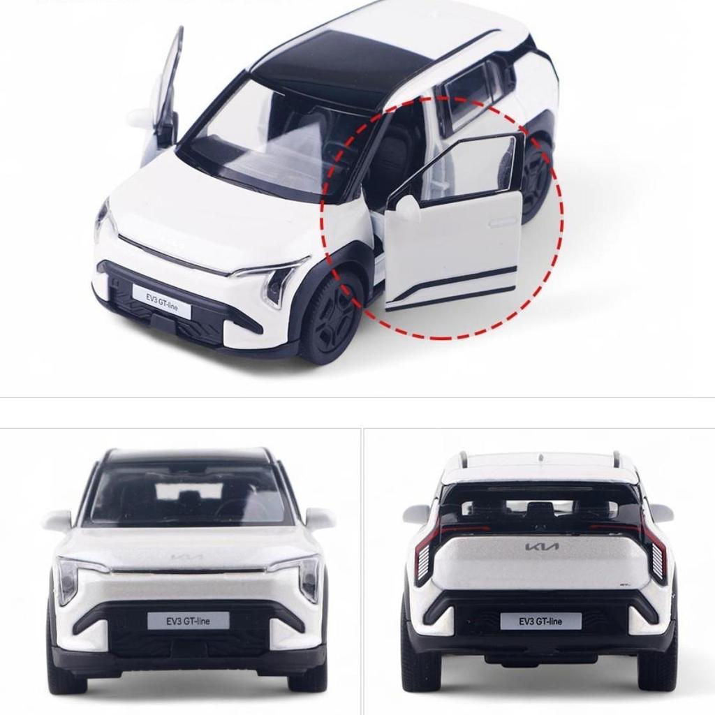 WELLY Kia EV3 1:Diecast Modelauto Schaal 38, 3 Kleuren, Uit KOREA