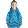 Autumn and Winter Children's Christmas Tree 3D Printed Hooded Comfortable and Versatile Breathable Hoodies & Sweatshirts (Girls)