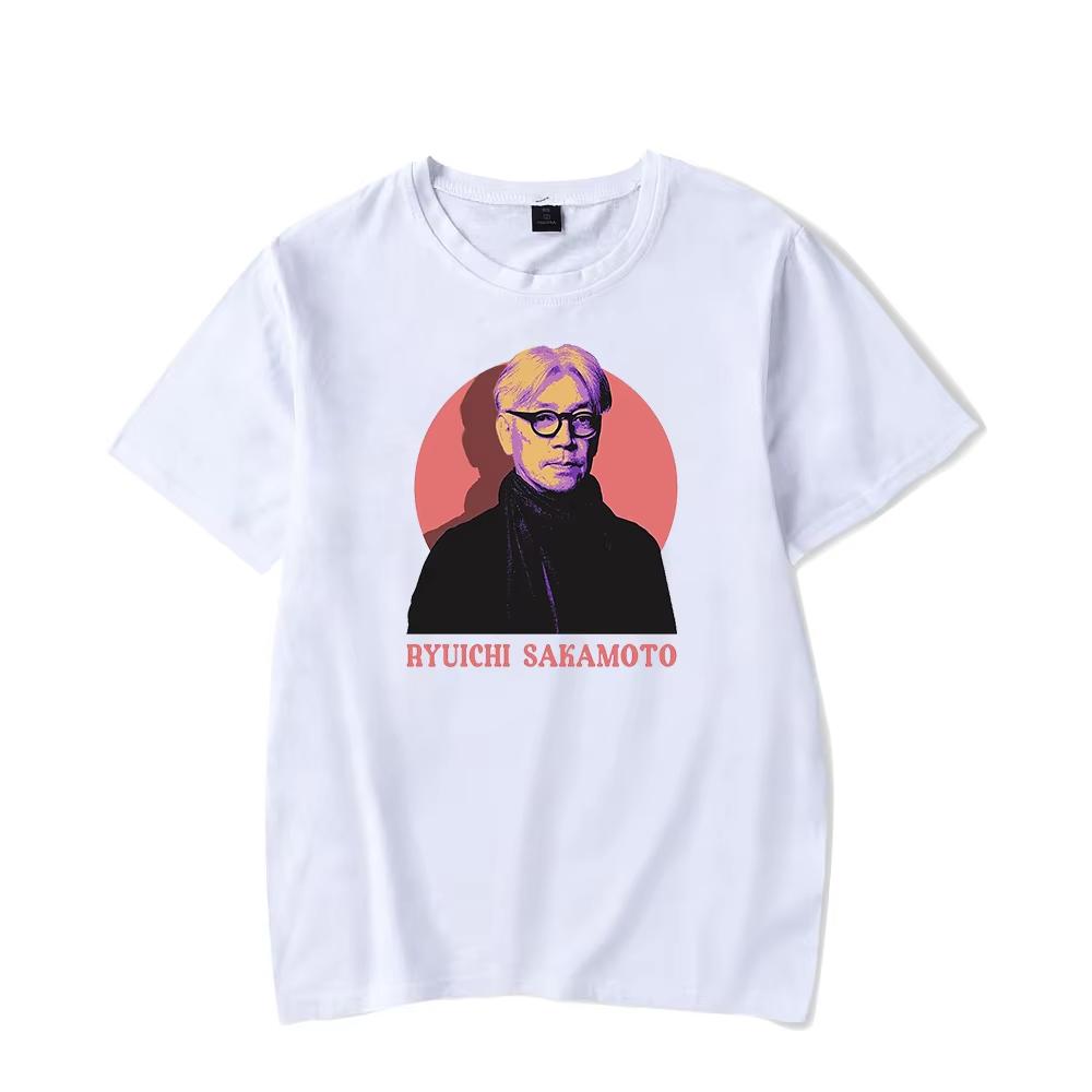 Men's Women T Shirt 2023 Rest In Peace Clothe Ryuichi Sakamoto Short Sleeve Tees NEO GEO RYUICHI SAKAMOTO Oversized Summer Tops