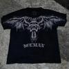 T-shirt da uomo estiva Affliction Vintage Oversize Y2K Streetwear Gotico da uomo e donna Retro Rock T-shirt da uomo Top
