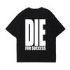Men's Y2K Cotton T-shirt Women's Crew Neck Harajuku Letter Trend Print Hip-hop Top Punk Street Wear Gothic Retro Short Sleeves
