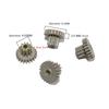5PCS/LOT 0.4M 10T 22T Gear Motor Duplex Gear Motor Shaft Gear 0.4M 22T + 0.4M 10T 2MM Hole Diameter