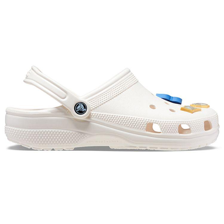 Crocs Honor Of Kings X  Classic Clog EVA Collaboration Sports Sandals Unisex Sandals White Blue 208177-90H