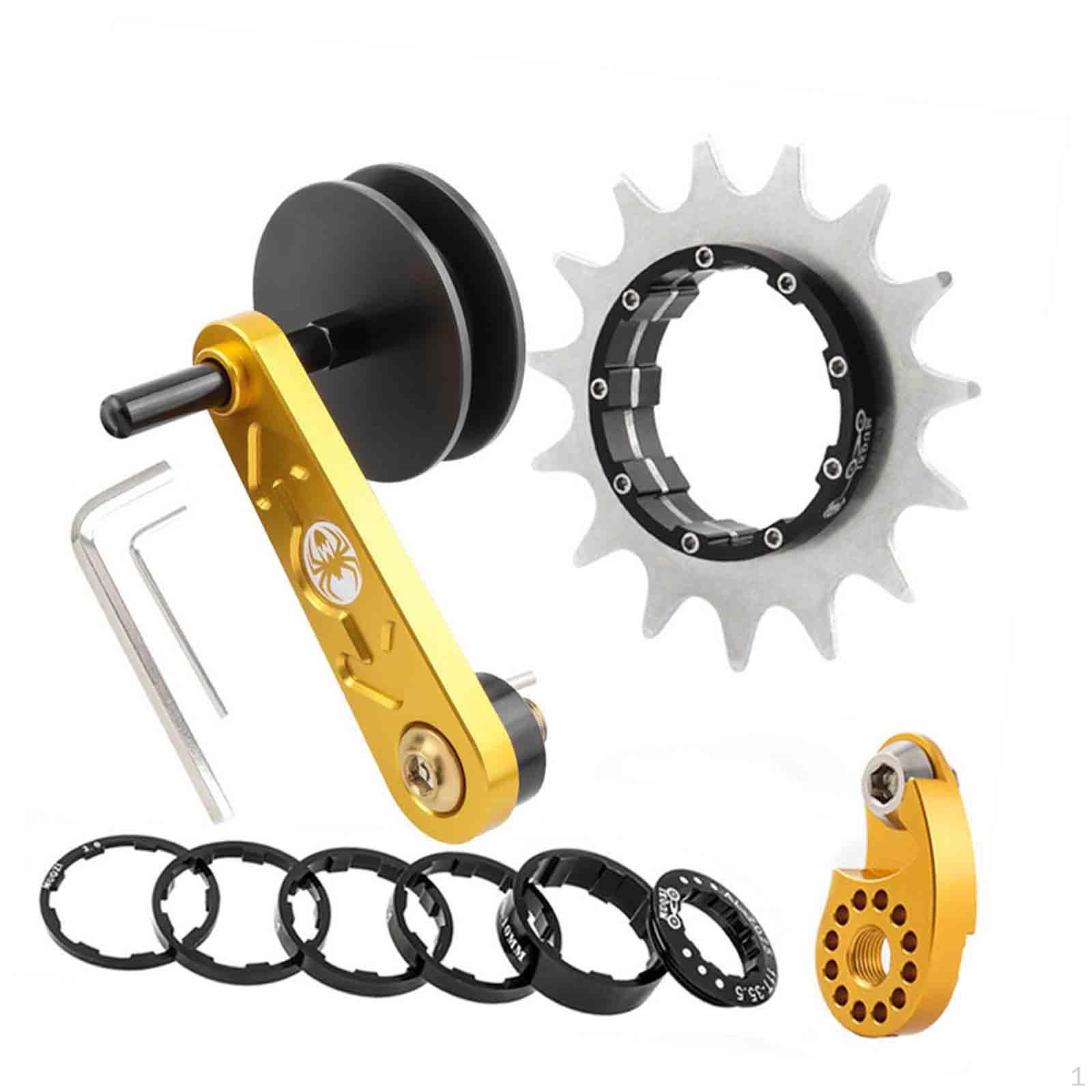 

Стабілізатор ланцюга для одношвидкісного велосипеда, алюмінієвий сплав, нержавіюча сталь золотий