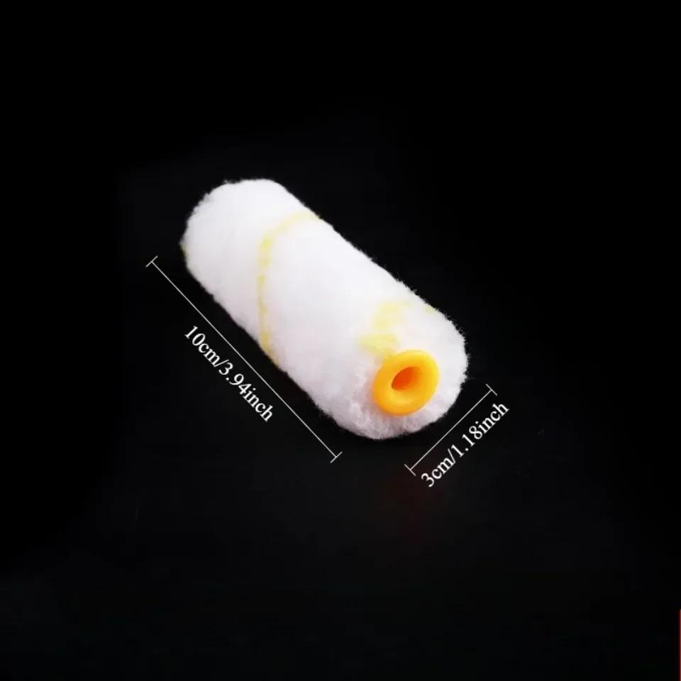 11pcs Paint Roller Kit ,Thumb Roller Core Small Corner Latex Paint Roller Core Small Roller Bracket Polyester Blend