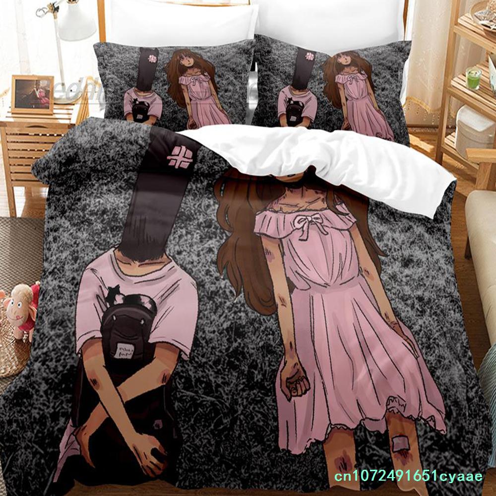 Oyasumi Punpun Bedding Set Single Twin Full Queen King Size Bed Set Aldult Kid Bedroom Duvetcover Sets 3D Print Literie