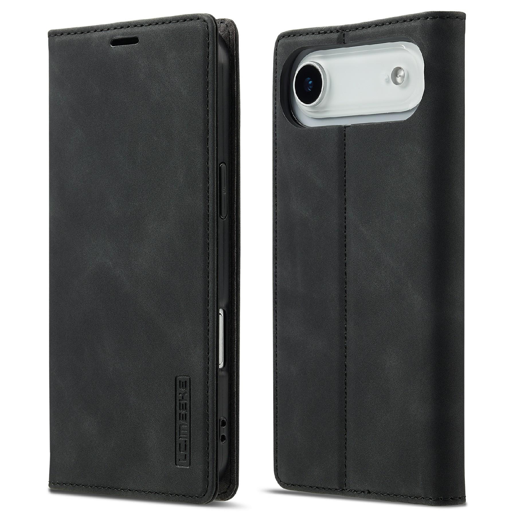 LC.IMEEKE For iPhone Air Case Wallet Microfiber Leather Phone Cover C