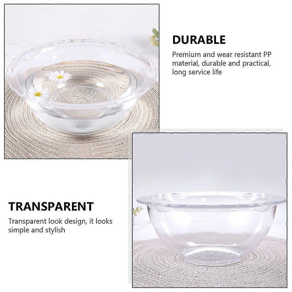 1PC Beauty Makeup Washbasin Tool Transparent Small Cleaning Basin Wash Basin