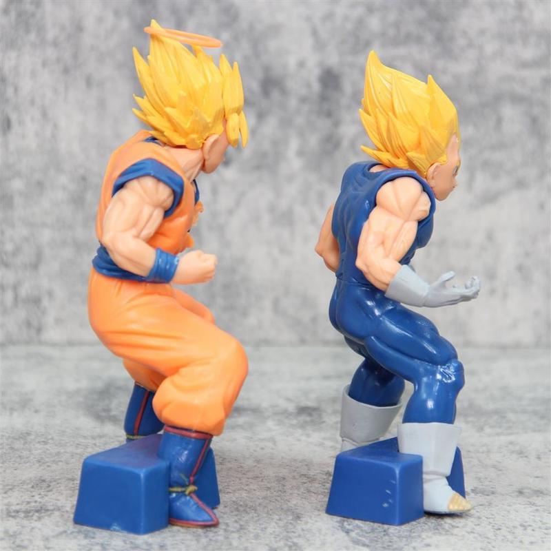 Dragon Ball Z Super Saiyan Sun Wukong Demon Bejita Model Handmade Dragon Ball Super Anime Ornament Gift
