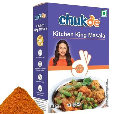 Chukde - Kitchen King Masala - Powder Blend Spice - Aromatic and Savory Spice Mix for All Your Recipes - 100 Gm (Pack Of 2)