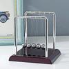 Extra Large Size Newton's Cradle Metal Pendulum Ball School Teaching Supplies Physics Science Pendulum Desk Table Decor Gifts