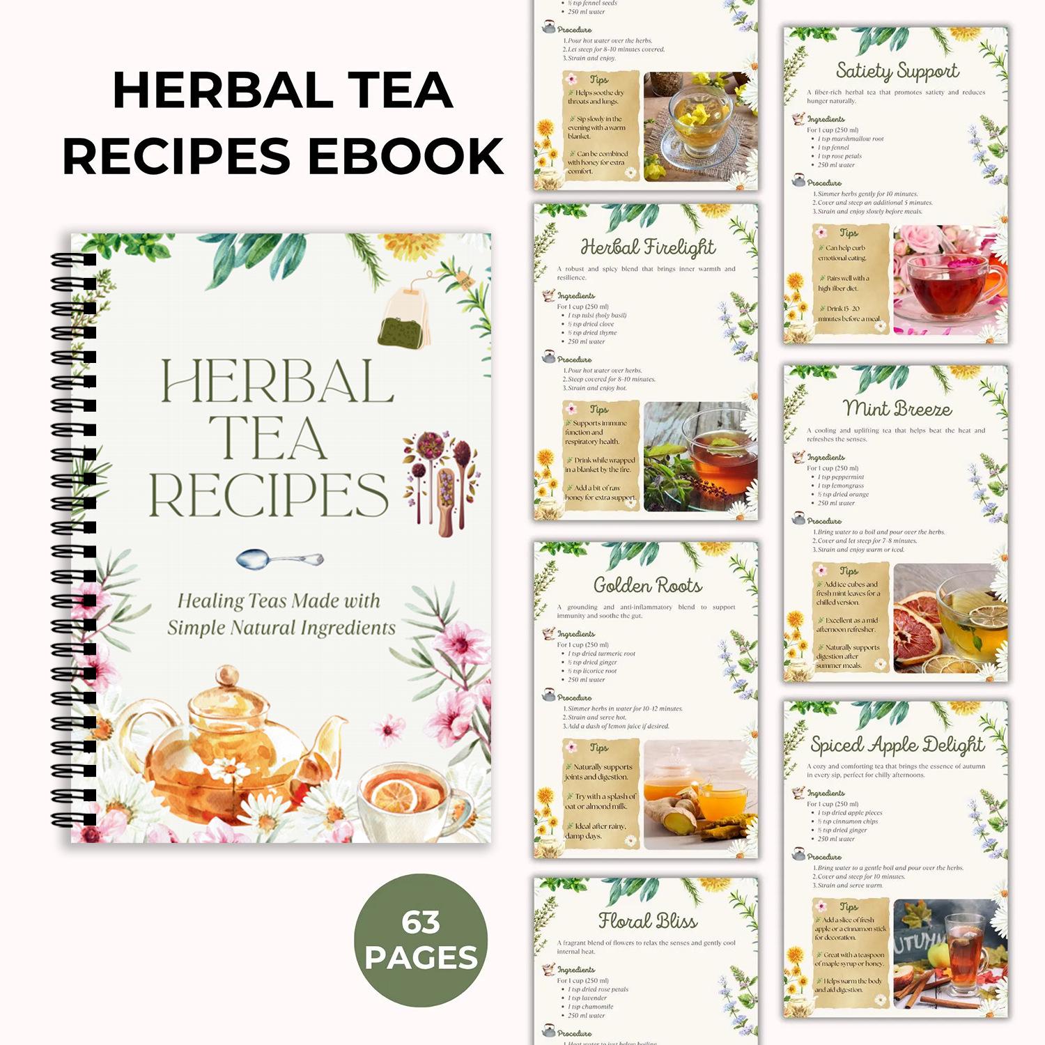 Herbal Tea Recipes: A5 Spiral Bound Edition Other