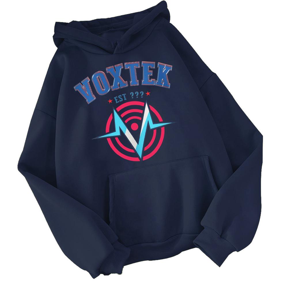 Hazbin Hotel VOX Retro Signal Logo Hoodie Man Woman Harajuku Long Sleeve Pullover Tops Sweatshirt Gift