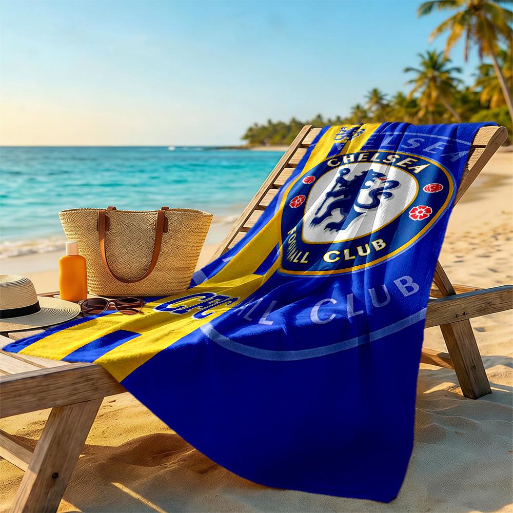 Amore Logo Chelsea Football Club Telo da Spiaggia Super Morbido & Assorbente Confortevole Leggero