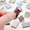 12/24 PCS 1:12 Scale Miniature Books – Micro Landscapes & Fairy Garden Paths Decor, Assorted Dollhouse Study Accessories, Wooden