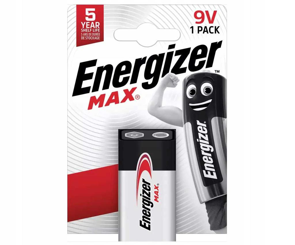 Bateria Alkaliczna Energizer Max 9V 6Lr61 1 Szt