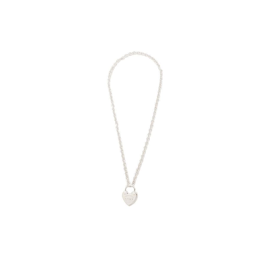 TIFFANY & CO . Lock 925 Sterling Silver Necklaces Women's Silver 36340428