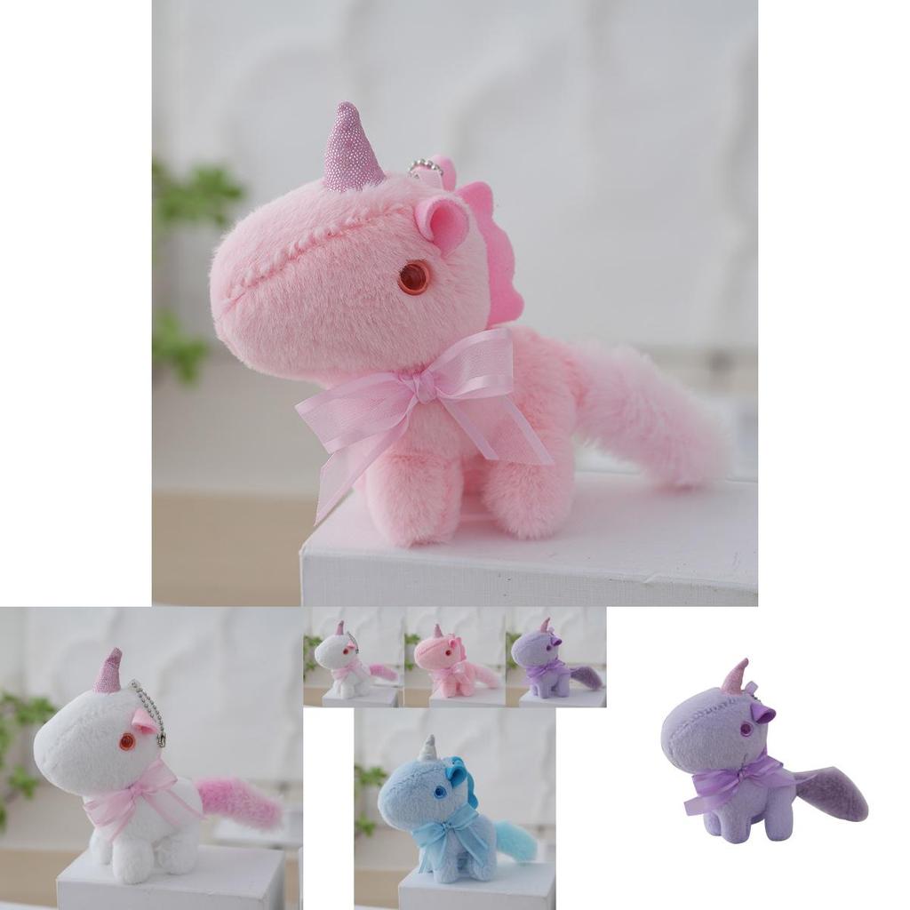 Adorable Plush Unicorn Keychain With Soft Pp Cotton Filling In Various Colors