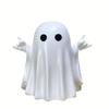 Halloweenská figurka ducha Strašidelná pryskyřičná soška ducha Roztomilé ozdoby ducha Ideální pro vnitřní a verandovou halloweenskou dekoraci Stolní