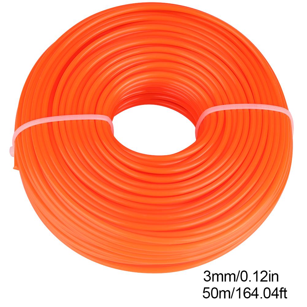 3mm Trimmer Line Nylon Cord Wire Round String Petrol Grass Trimmer 50 m