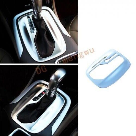 For Buick Regal Gear Shift Silver Steel Cover Trim 1PC 2009-2016 Central Console