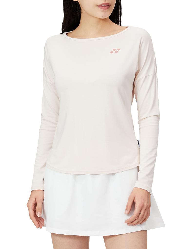 YONEX Long Sleeve Natural Pink Women's T-Shirt, (523)