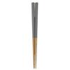 NAKANO Dishwasher Natural Dull Gray Easy To Wakasa Lacquer Made In Japan Children's Chopsticks, Lacquered, Safe, Wood, 15cm, Color, Non-Slip, Grip,