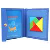 Magnetic 3D Puzzle Book Geometric Shapes Tangram Jigsaw Board Kids Montessori Games Baby Educational Wooden Toys Gifts For Kids