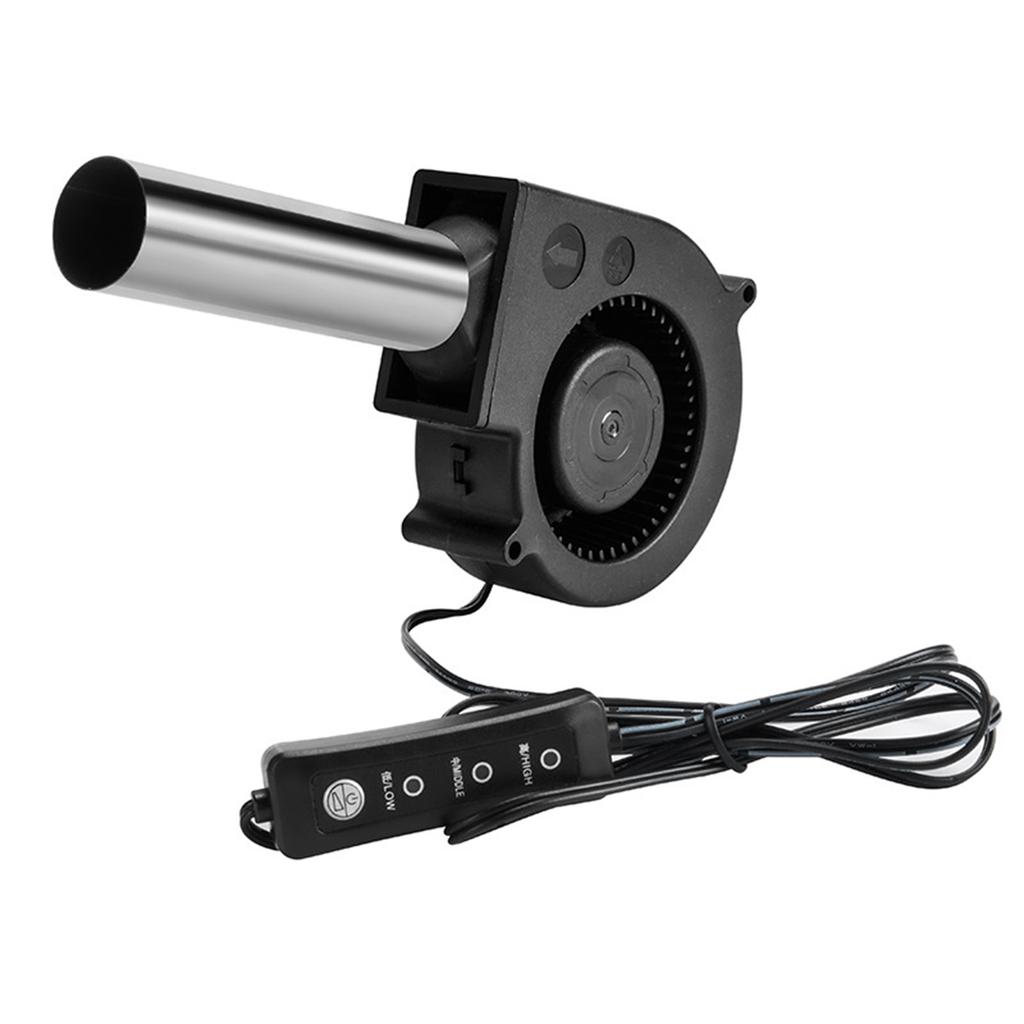 USB Powered 5V Blower Fan With Three Speed Settings For Outdoor Camping BBQ Stove And Fire Pits Efficient Flame Boosting